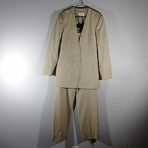 Elegant Tan Women's Suit Set